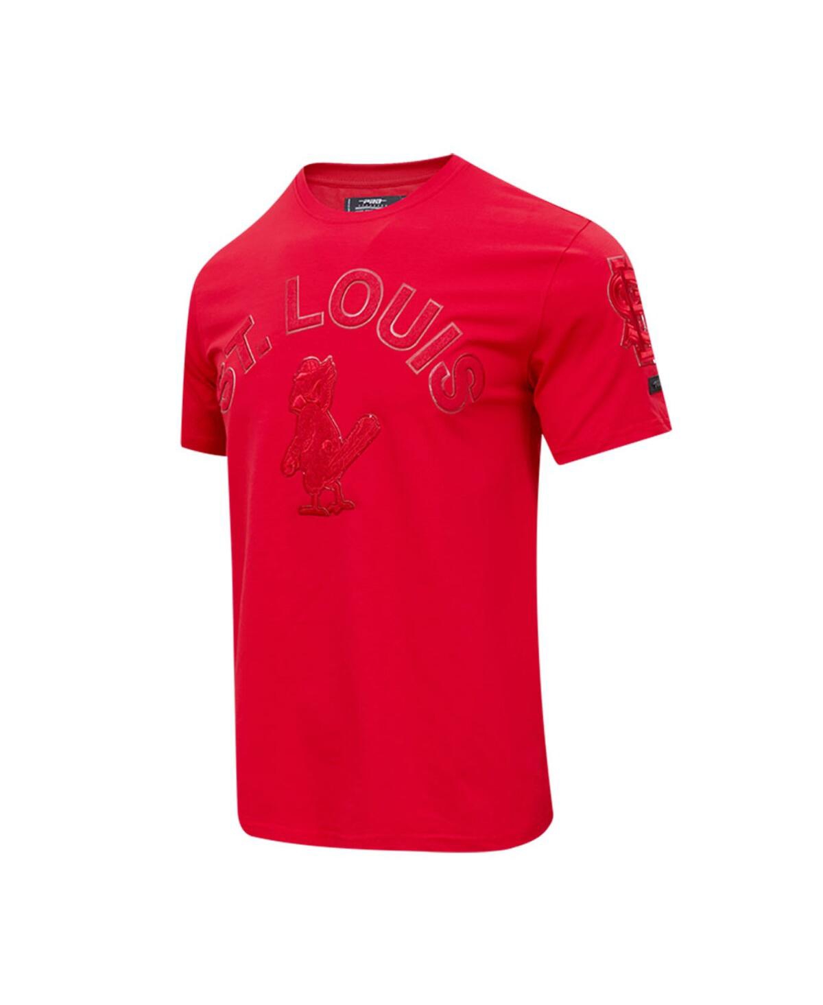 Shop Pro Standard Men's  St. Louis Cardinals Classic Triple Red T-shirt
