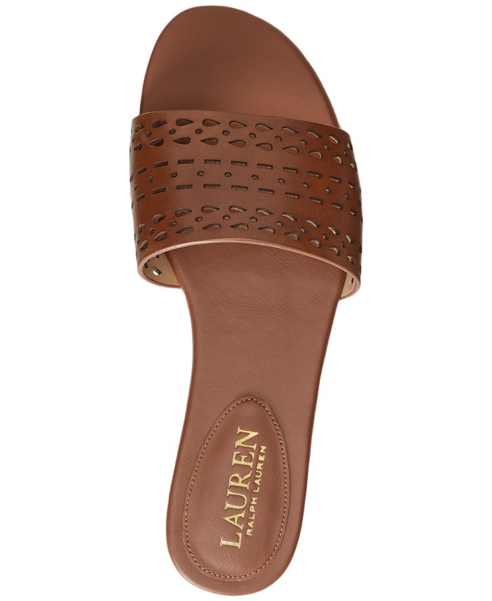 Ralph lauren women's slide sandals best sale