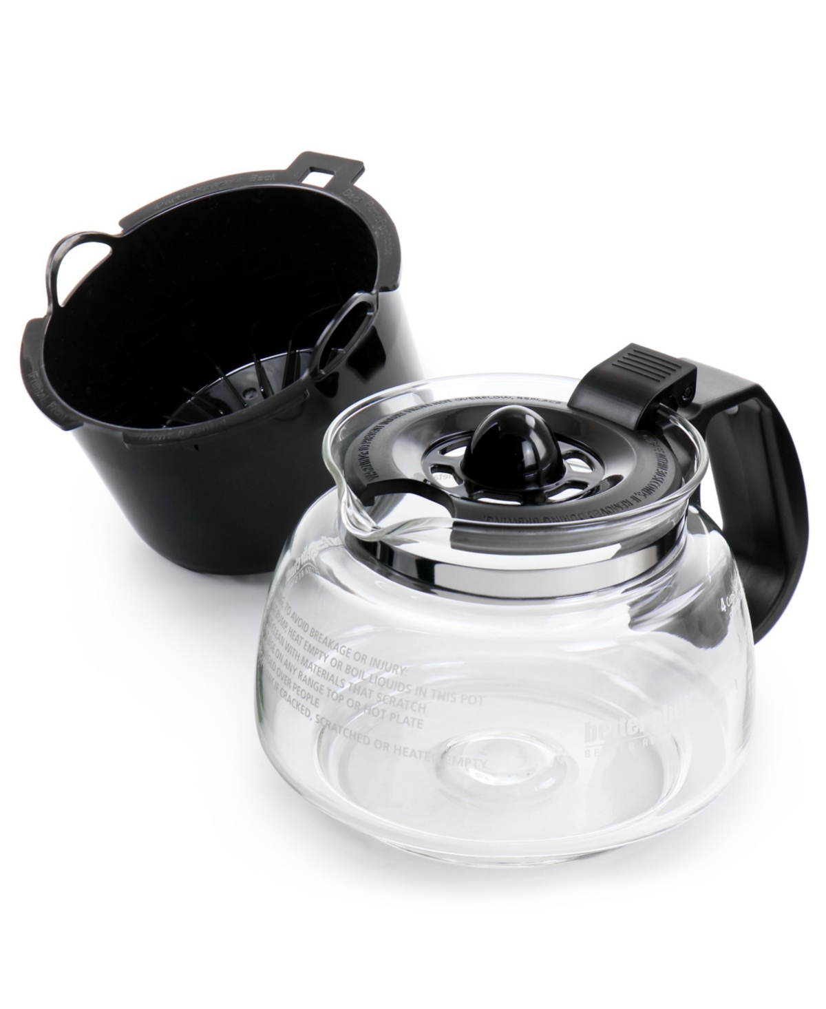 Better Chef 4 Cup Compact Coffee Maker with Removable Filter Basket