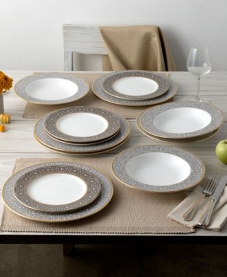 Infinity 4 Piece Dinner Plate Set, Service for 4