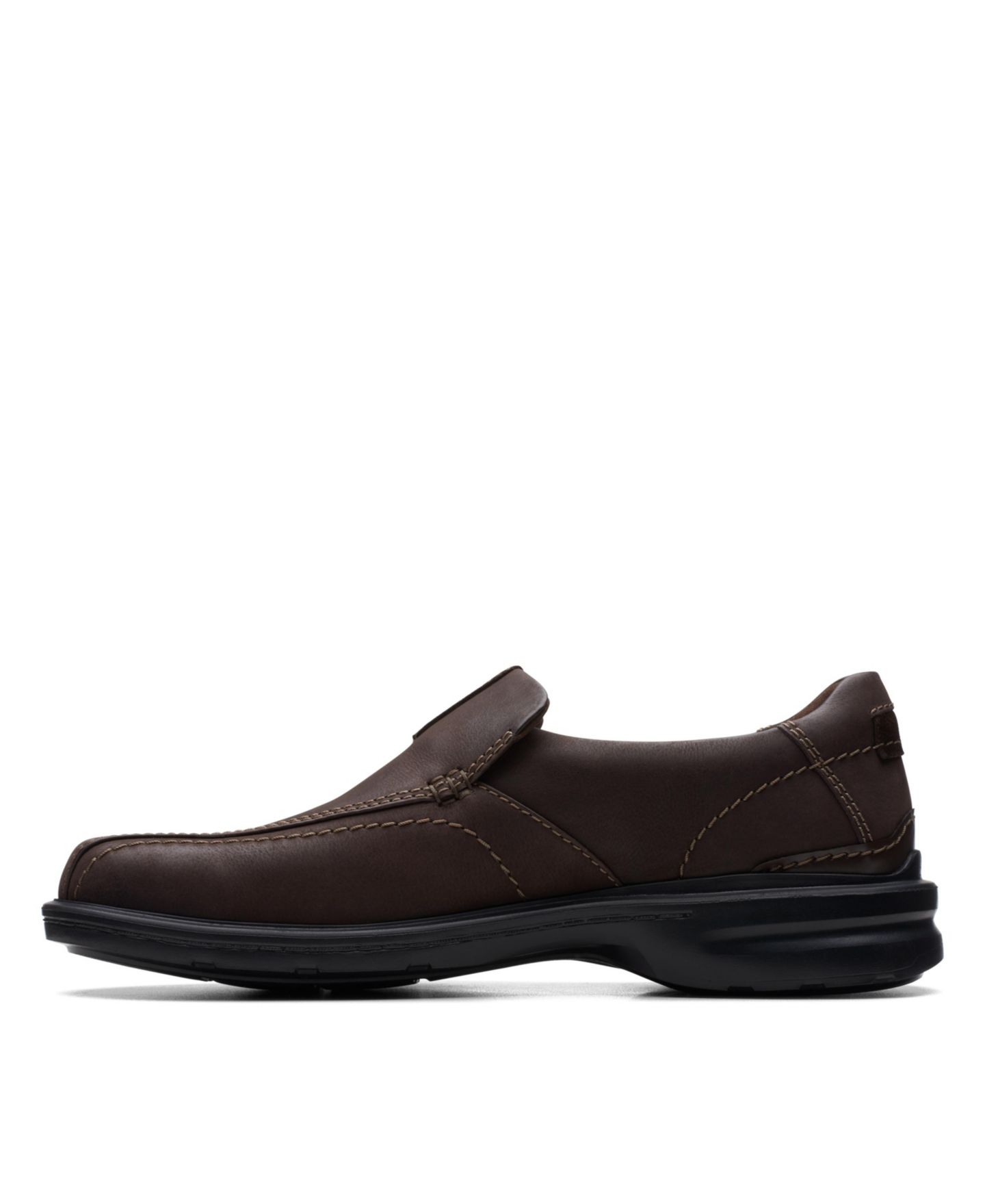 Мужские туфли Clarks Gessler Step, цвет: Тёмный коричневый кожаный — фото 7