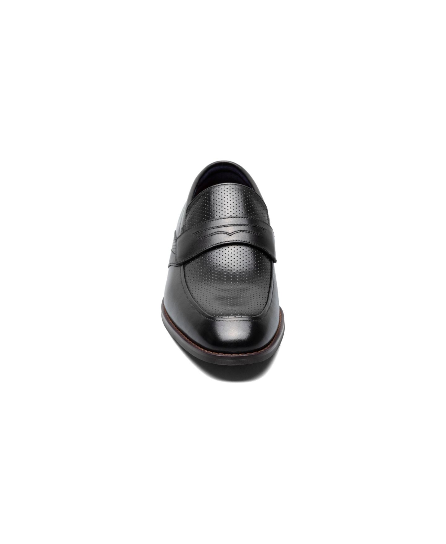 Мужские туфли Stacy Adams Karnes Moc Toe Slip-On Penny Loafer, цвет: Чёрный — фото 6