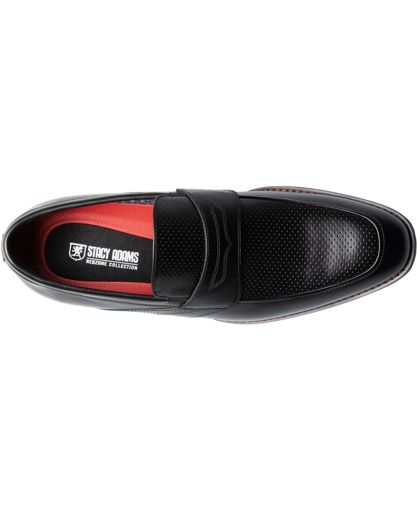 Мужские туфли Stacy Adams Karnes Moc Toe Slip-On Penny Loafer, цвет: Чёрный — фото 4