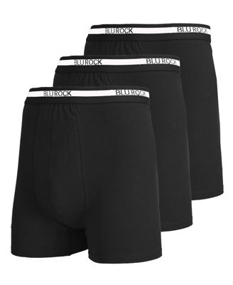 Men's Stretch Cotton Boxer Briefs Underwear, Pack of 3