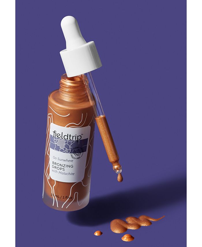 Fieldtrip Go Sunwhere Bronzing Drops With Malachite, 1 oz. Macy's