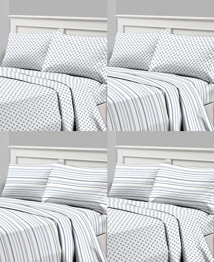 Sanders Turnstyle 6Pc. Sheet Set, Queen Macy's