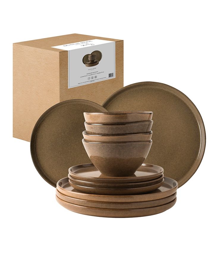 Dutch Rose Amsterdam Serenity 12PC Dinnerware Set, Service for 4 Macy's