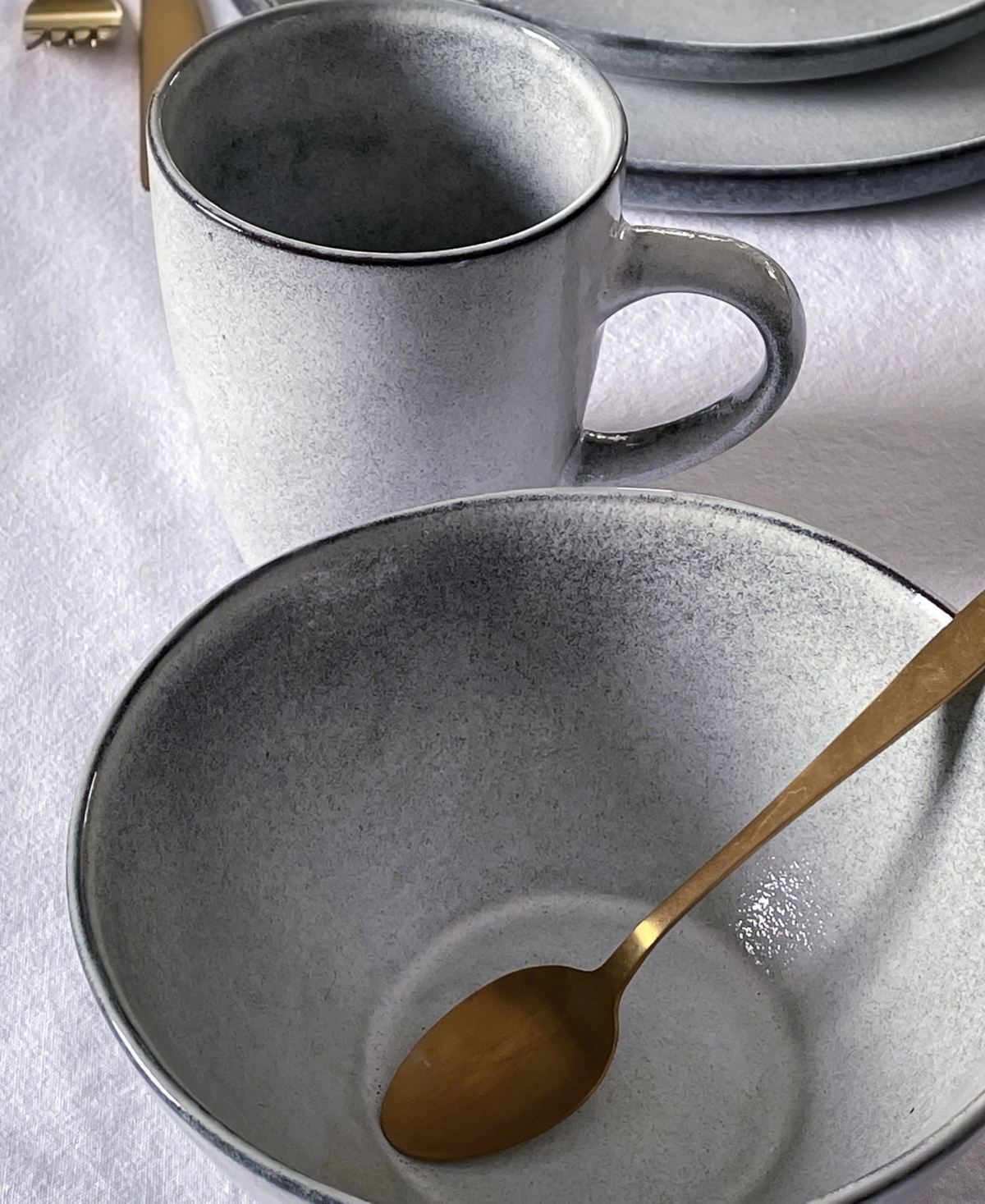 Dutch Rose Amsterdam Serenity Set of 4 Mugs