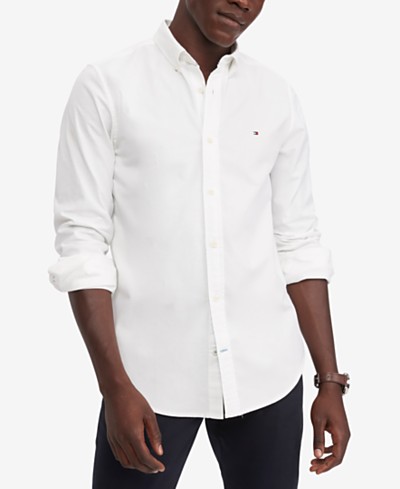 Nautica Men's Classic-Fit Solid Linen Short-Sleeve Shirt - Macy's