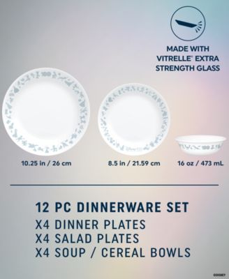 Corelle Disney Commemorative Series 12 Pc. Dinnerware Set, Service for 4