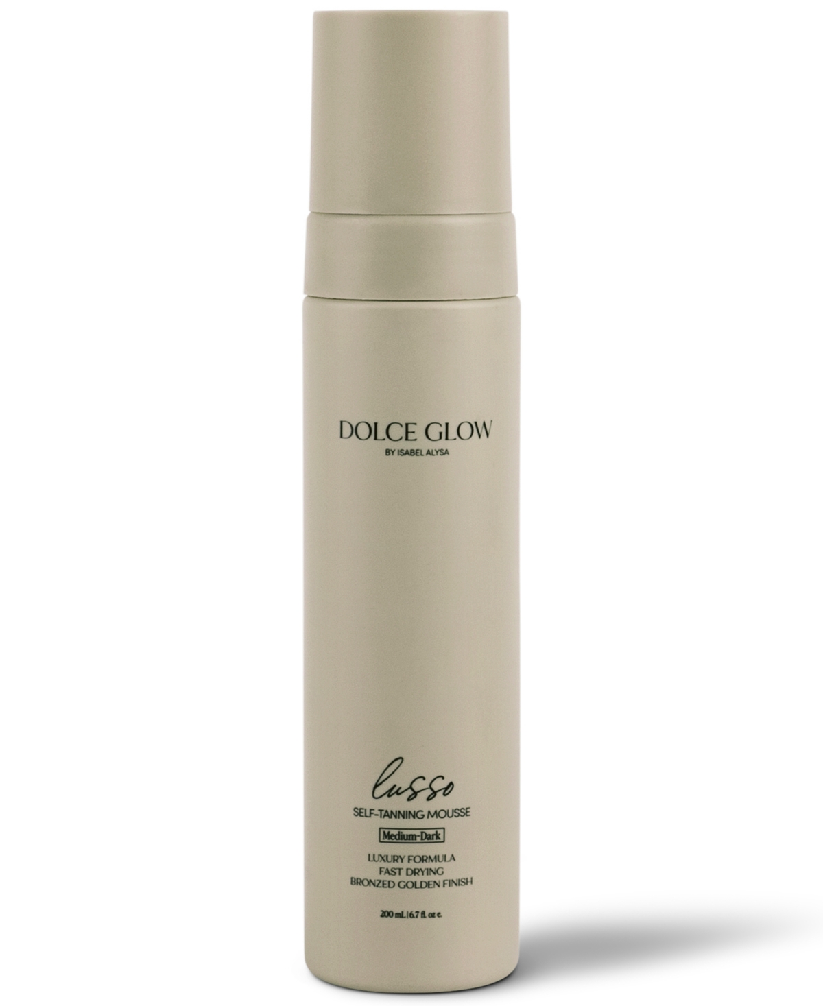 Dolce Glow by Isabel Alysa Lusso Self Tanning Mousse, 6.8 fl. oz.