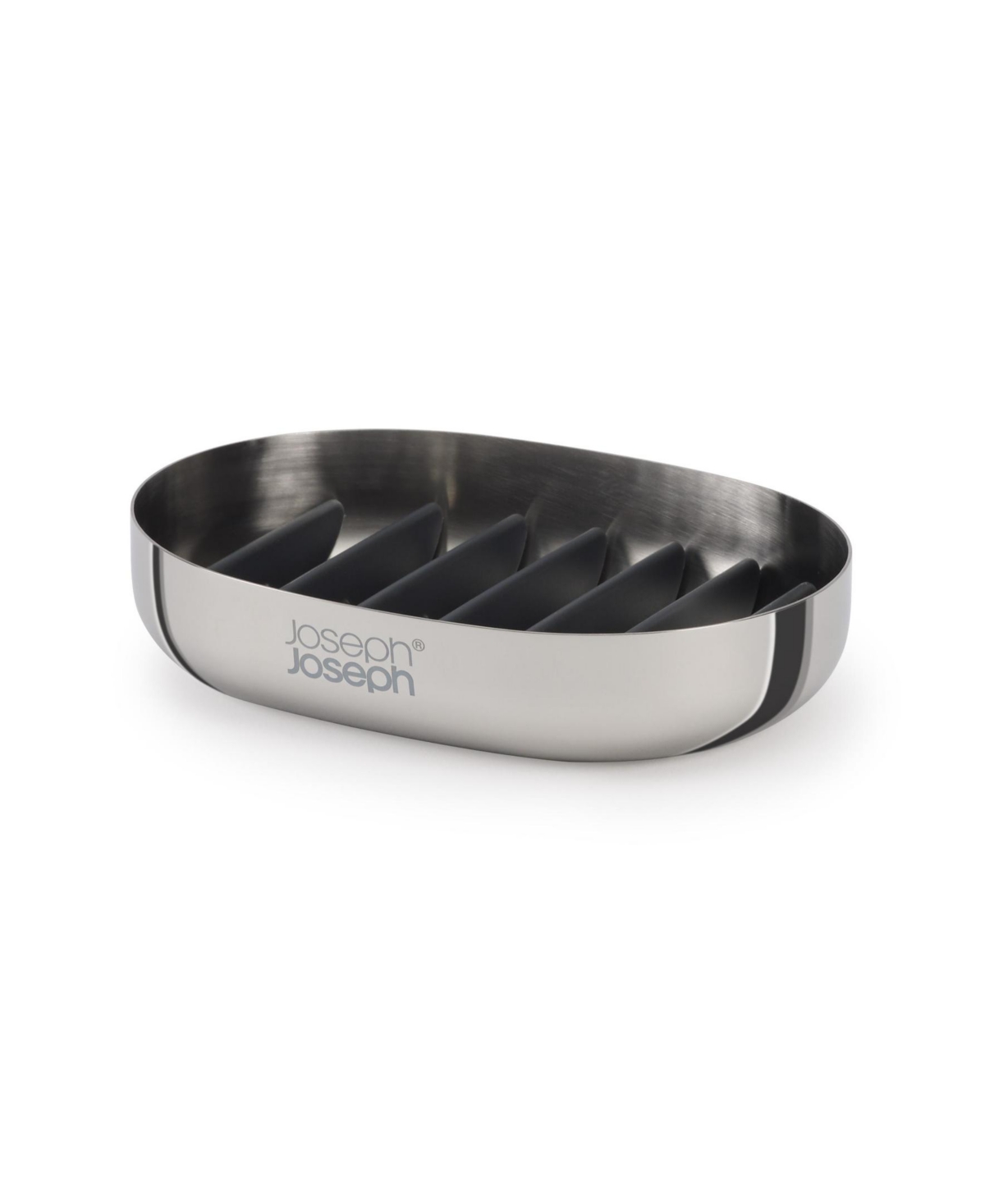 Easy Store Luxe Quick-Drain Soap Dish - Steel