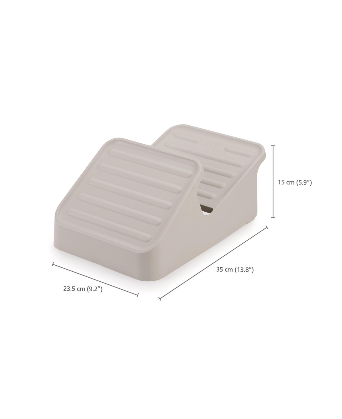 Joseph Joseph Shoe-in Space-saving Shoe Rack In Ecru