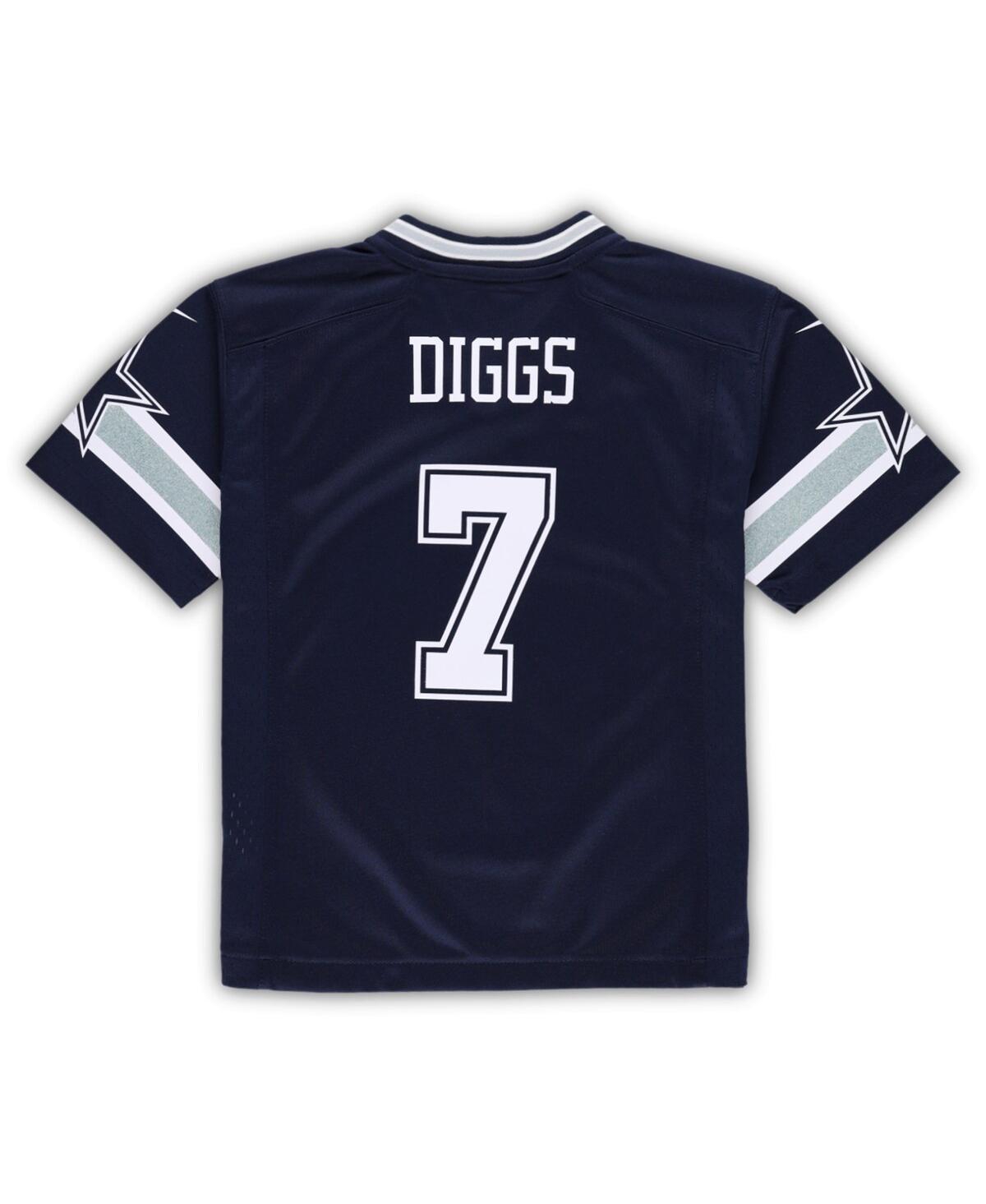 Preschool Boys and Girls Nike Trevon DiggsDallas Cowboys Game Jersey - Navy
