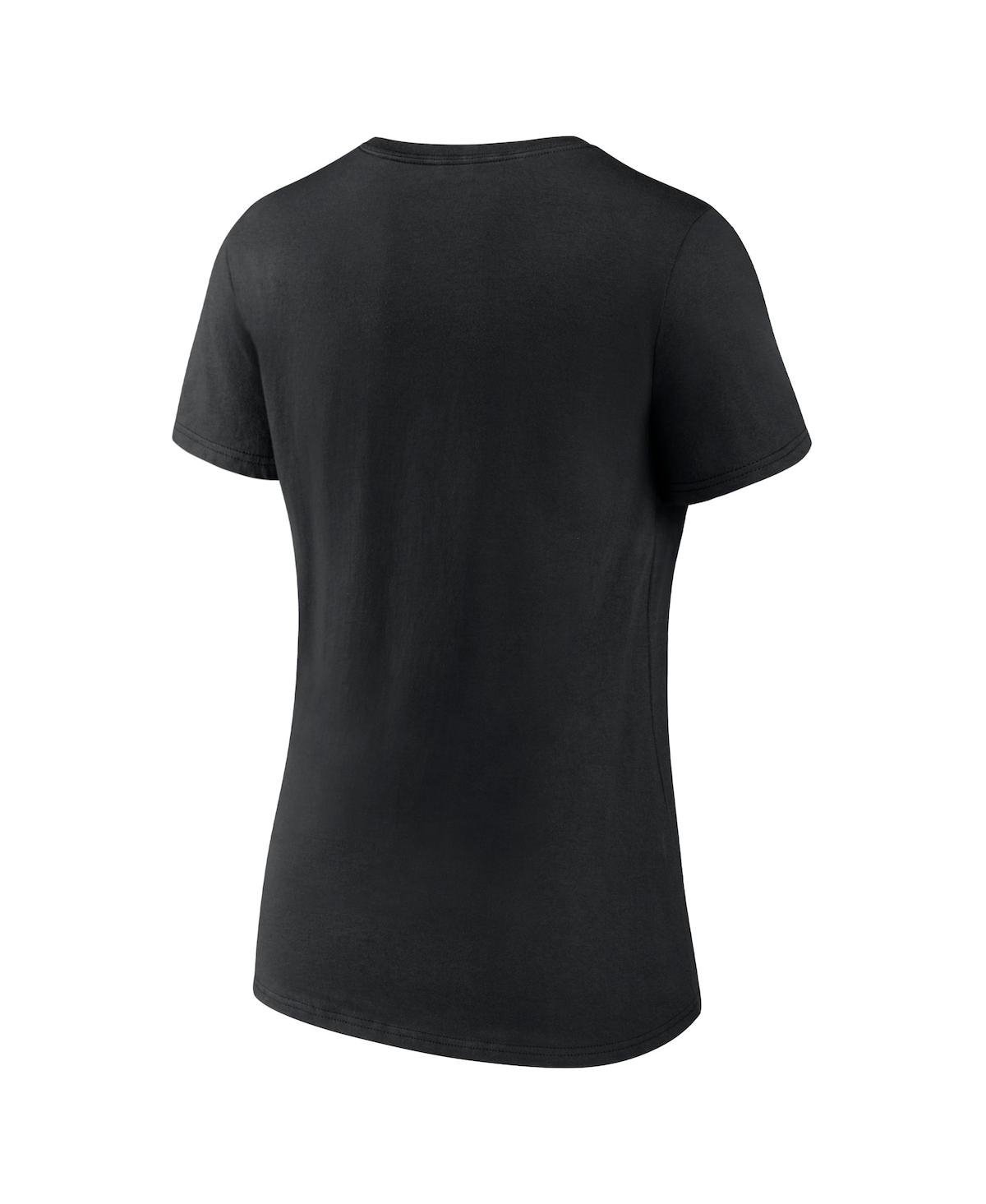 Fanatics Women's  Black Chicago White Sox One And Only V-neck T-shirt In Black
