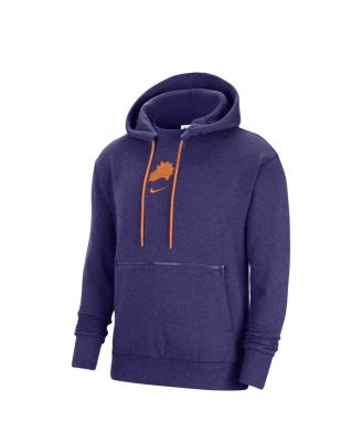 Men's Heather Purple Phoenix Suns Courtside Versus Flight Pullover Hoodie