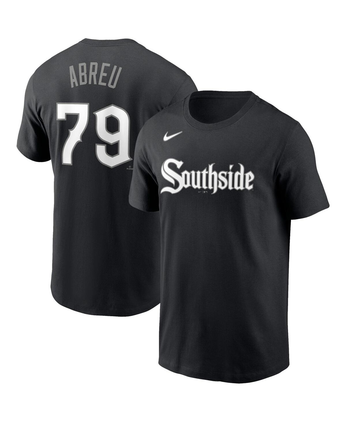 Men's Nike Jose AbreuChicago White Sox City Connect Name and Number T-shirt - Black