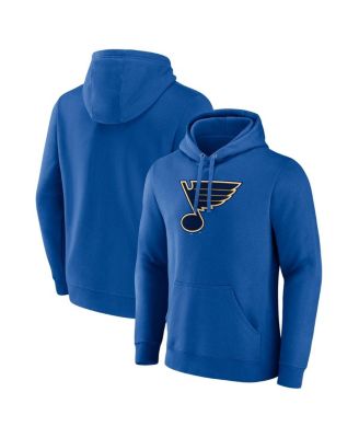 Men's Blue St. Louis Blues Primary Logo Pullover Hoodie