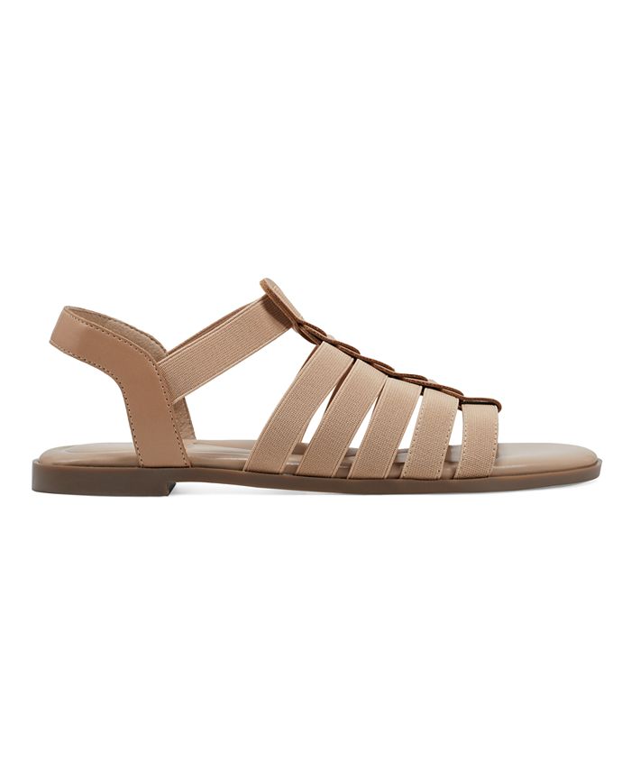Easy Spirit Women's Gadyi Round Toe Strappy Flat Sandals Macy's