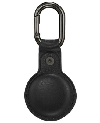 Black Leather Cover designed for Apple AirTag&reg; 