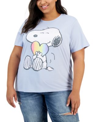 Grayson Threads Black - Plus Size Snoopy Pride Graphic T-Shirt