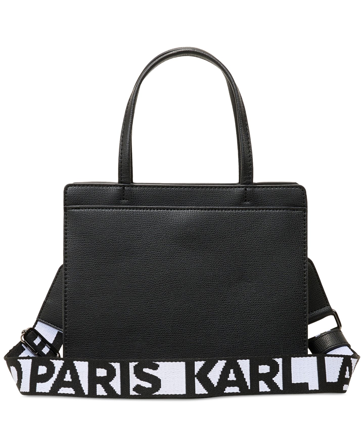 Женская сумка KARL LAGERFELD PARIS Maybelle Satchel with Cate Pins, цвет: Разноцветный / Чёрный — фото 3