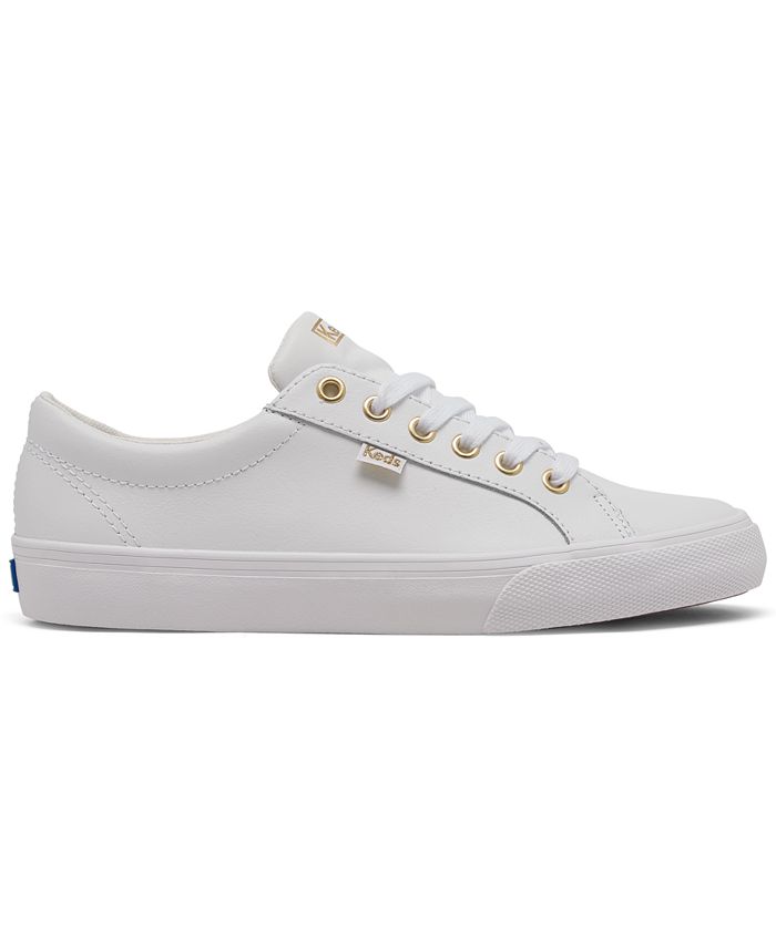 Keds Women's Jump Kick Leather Casual Sneakers from Finish Line - Macy's