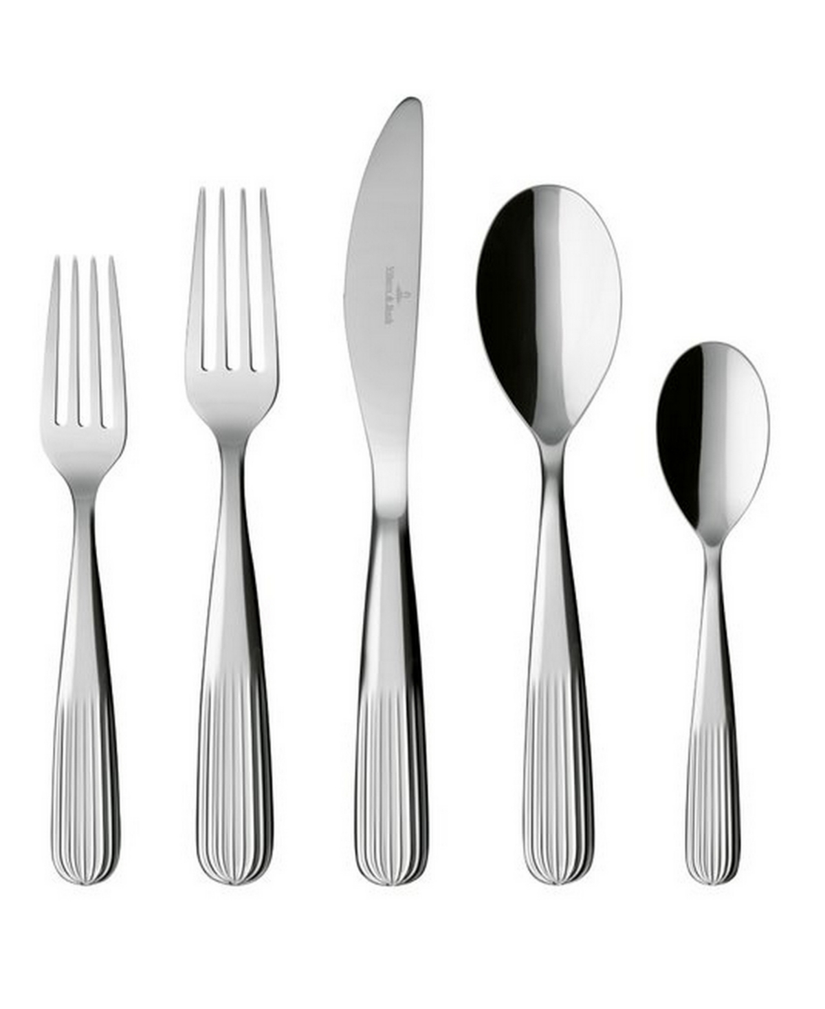 Villeroy & Boch Rose Garden 40 Piece Flatware Set, Service For 8 In Stainless Steel