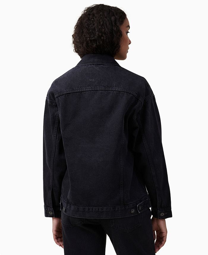 COTTON ON Women's The Oversized Denim Jacket Macy's