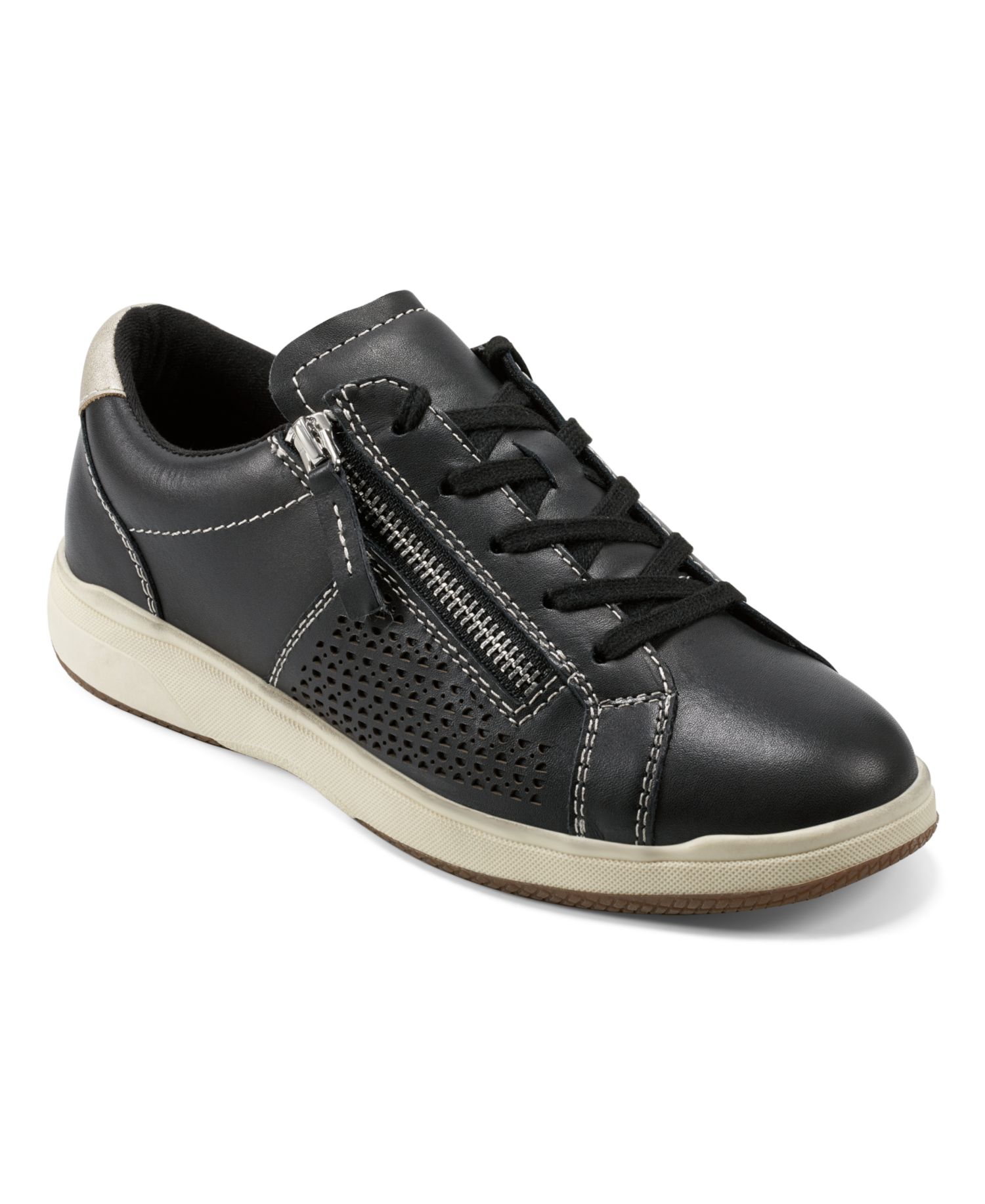 Women's Netta Side Zip Lace-Up Sneakers