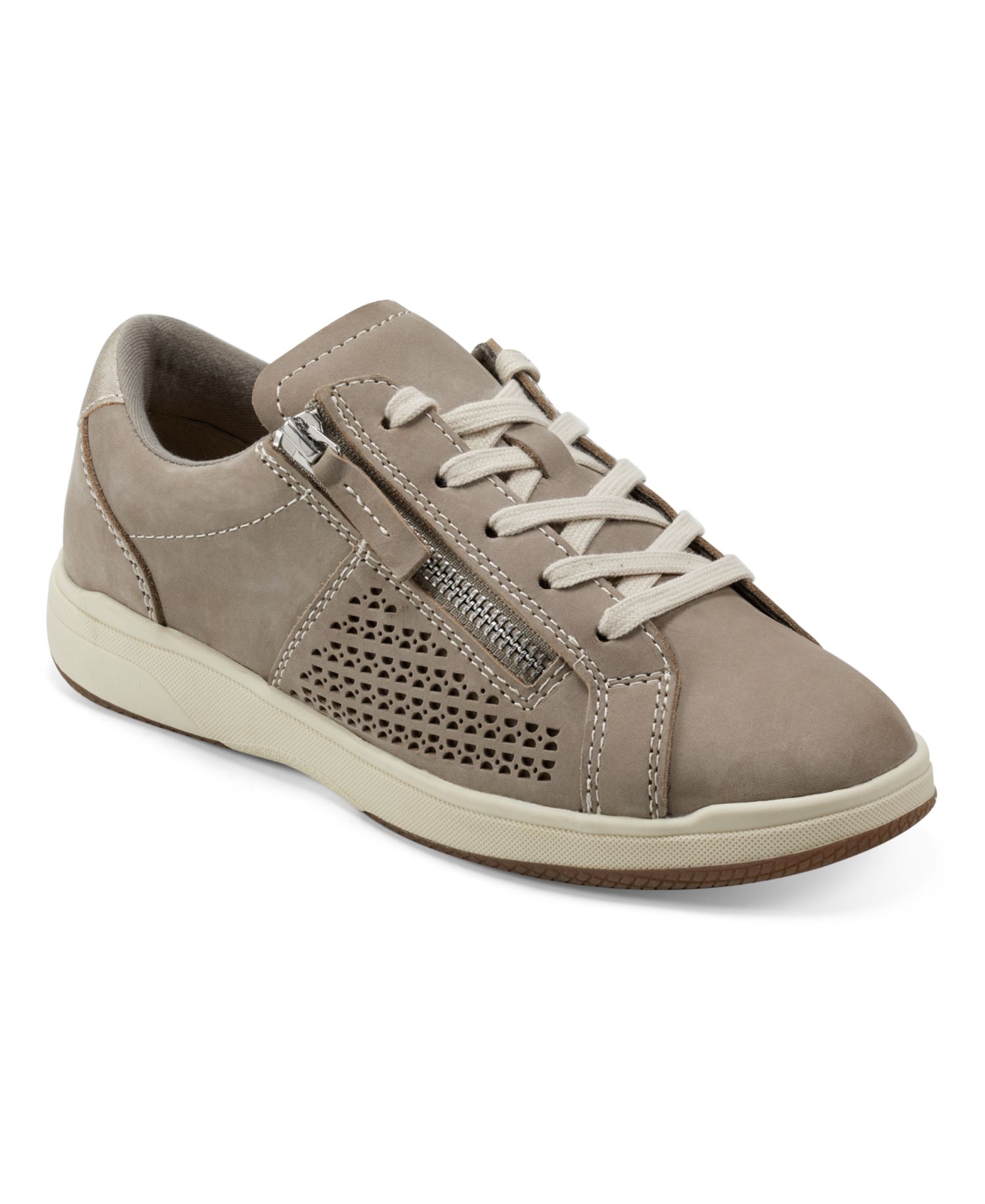 Women's Netta Side Zip Lace-Up Sneakers