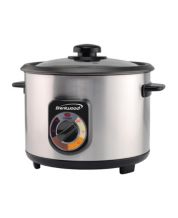 Presto 16-Cup Stainless Steel Rice Cooker with Non-Stick Cooking