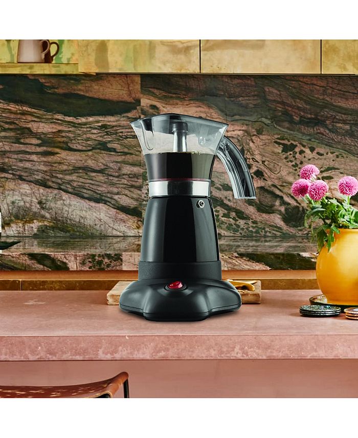 Brentwood Appliances Brentwood Electric 36 Cup Moka Espresso Maker in Black Macy's