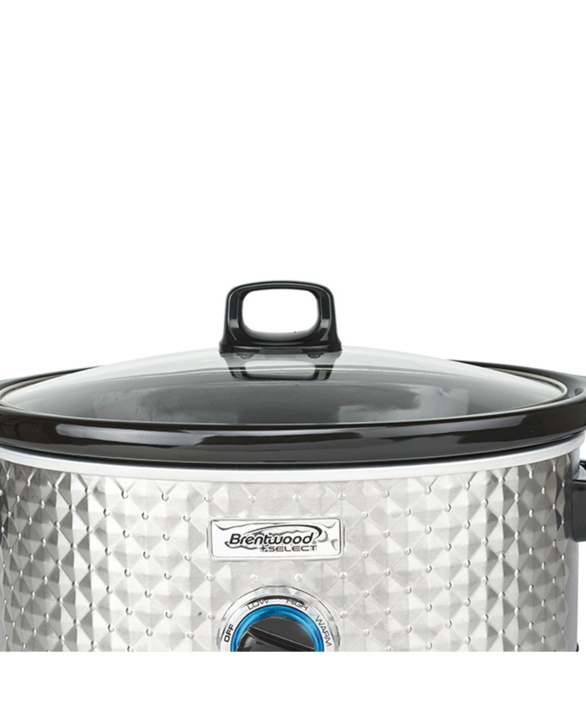 Brentwood Appliances Brentwood Diamond Pattern Electric Slow Cooker