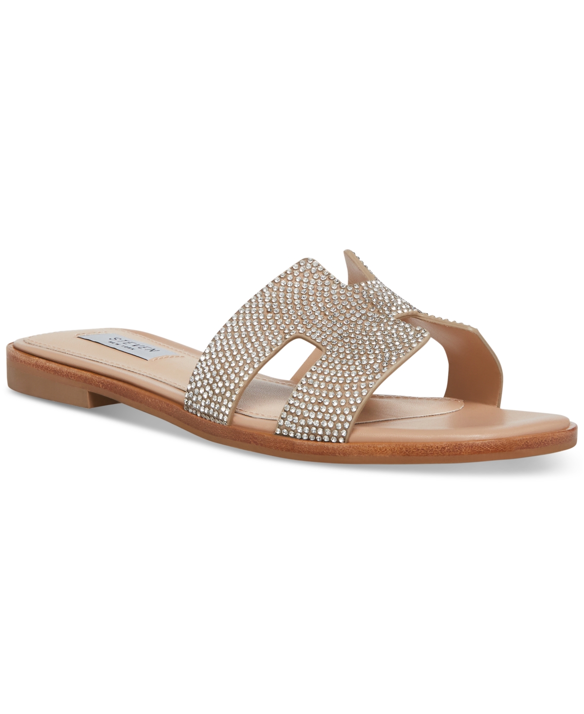 Steve madden rhinestone slide sandals on sale