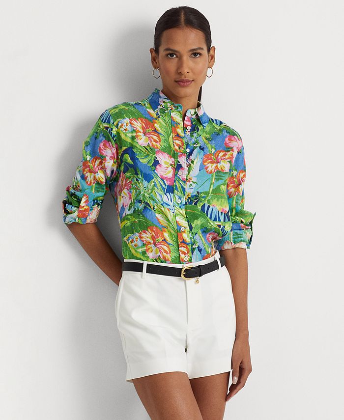 Polo Ralph Lauren SHORT SLEEVE DAY DRESS - Shirt dress - bright