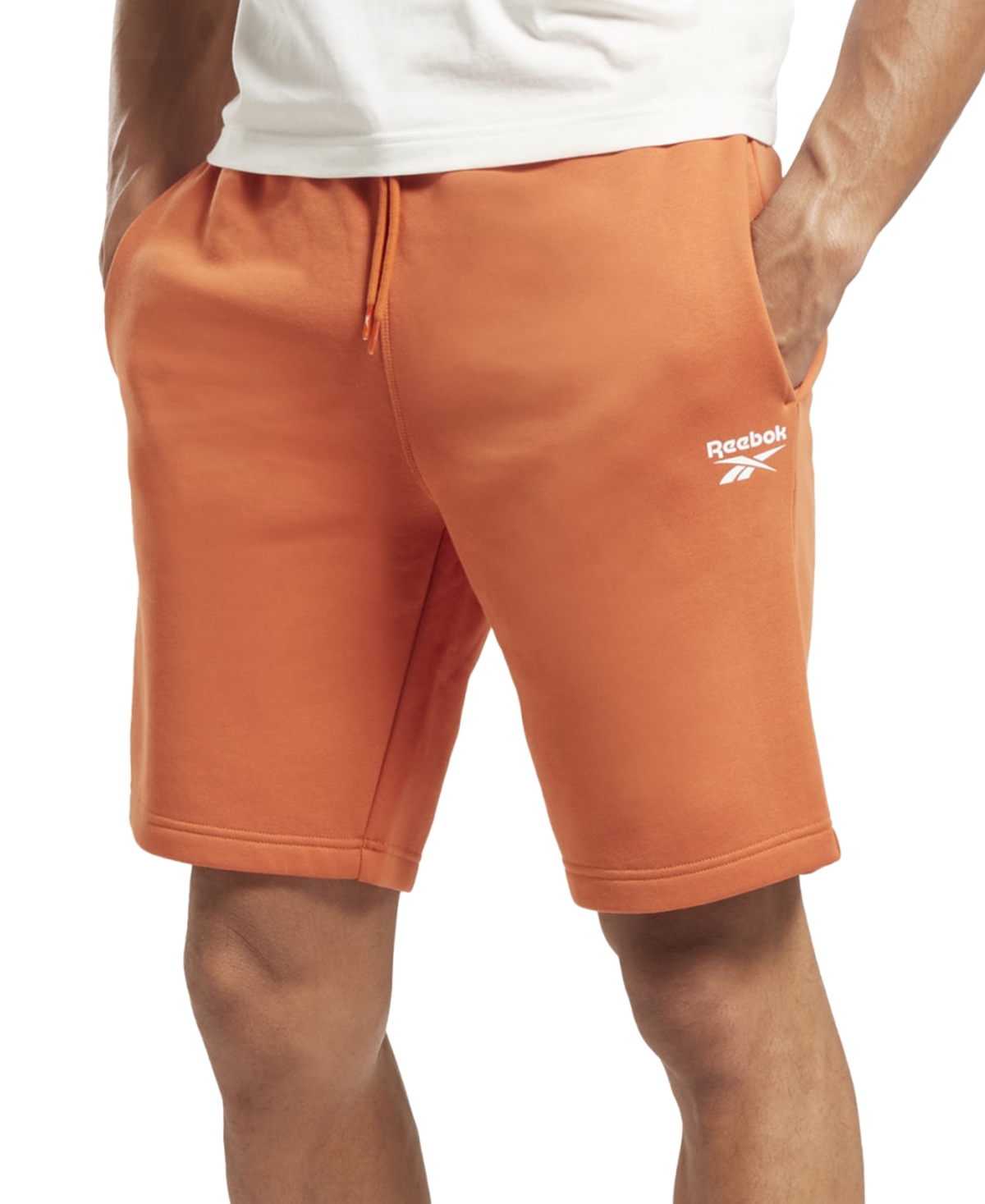 Subjektiv passage myg Reebok Men's Identity Regular-fit Logo-print Sweat Shorts In Burnt Orange |  ModeSens