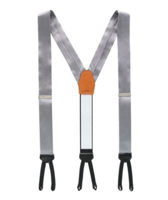 Men's Sutton Solid Color Silk Formal Suspenders | Y-Back, Adjustable Braces