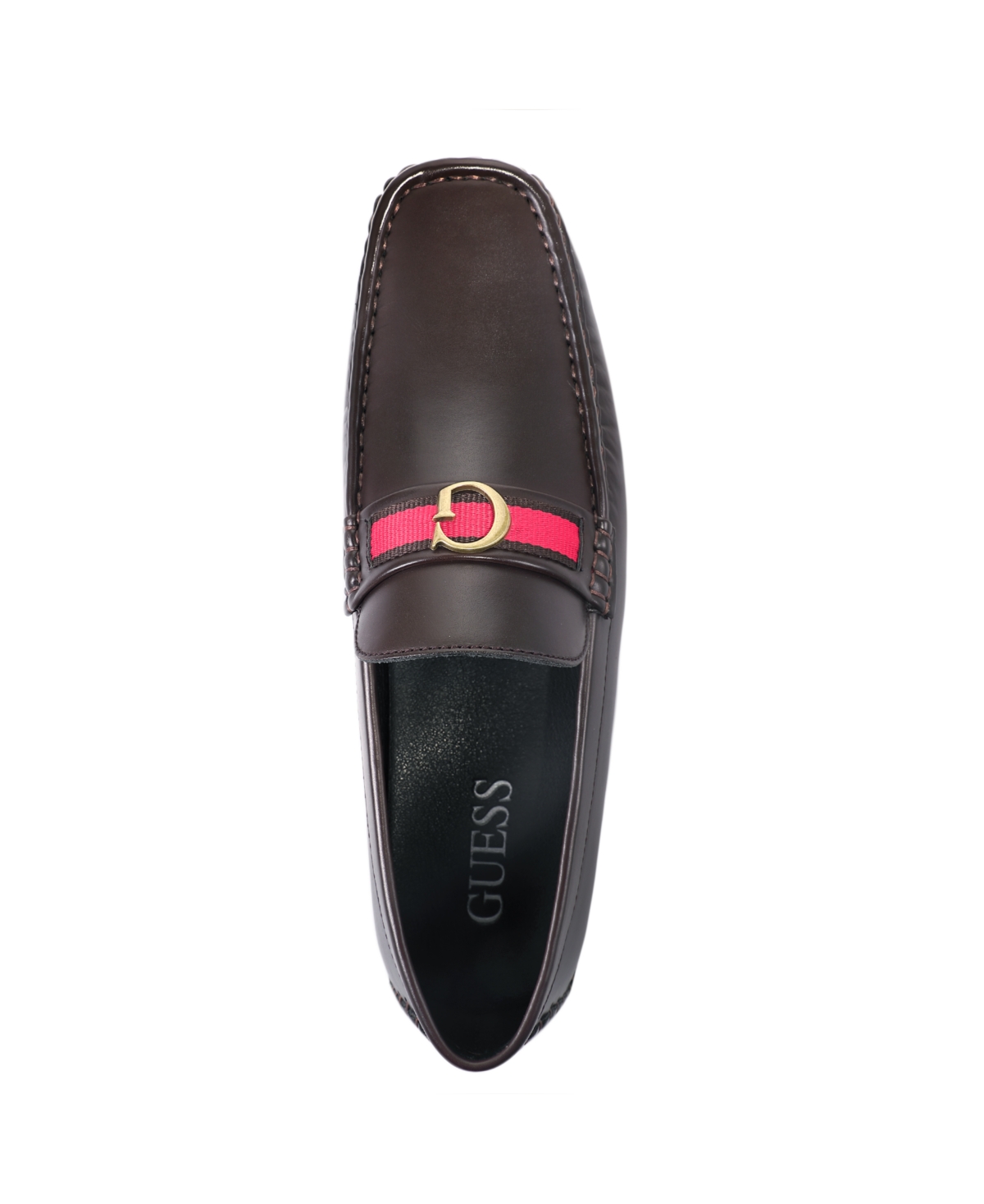 Guess Men's Aurolo Moc Toe Slip On Driving Loafers - Red