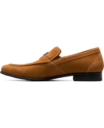Stacy Adams Wellington Chocolate Men’s Moc Toe Slip On Shoes