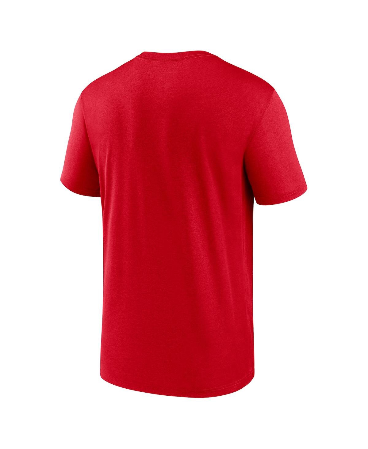 Shop Nike Men's  Red Kansas City Chiefs 2022 Afc Champions Iconic T-shirt