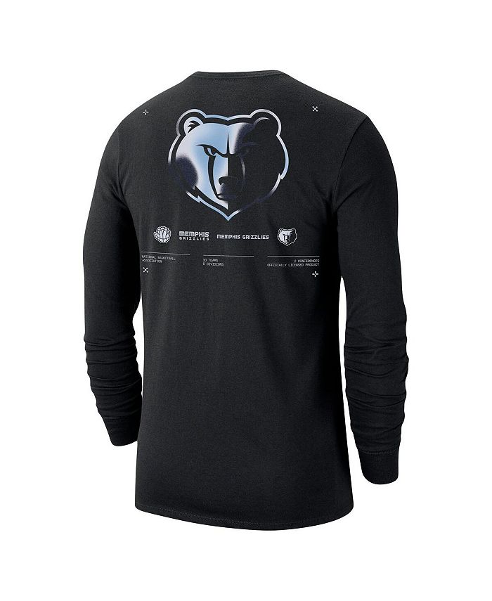 Nike Men's Memphis Grizzlies Team Practice Long Sleeve T-Shirt - Macy's