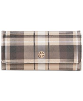 Giani Bernini - Vertical Plaid Receipt Manager