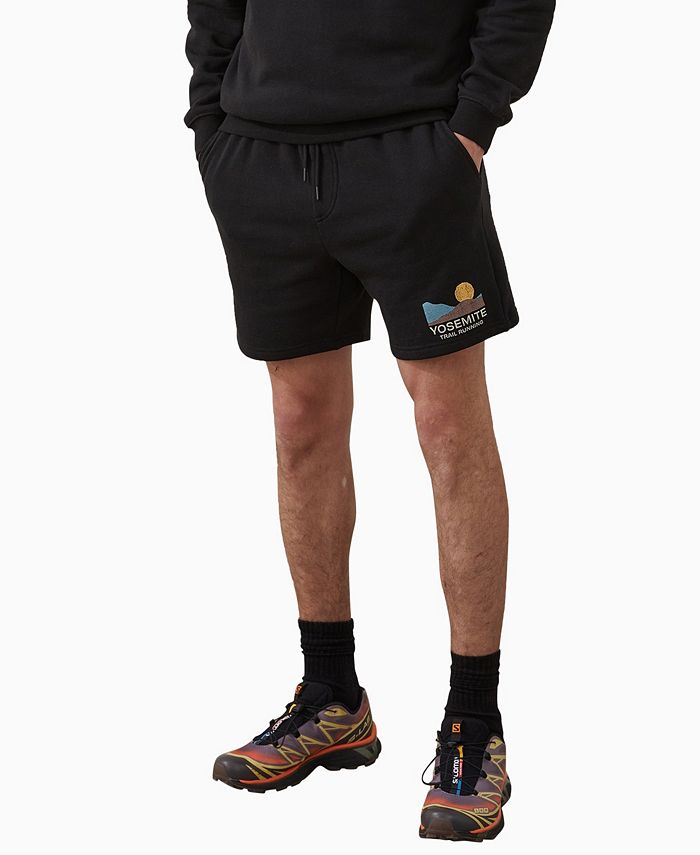 COTTON ON Men's Active Graphic Fleece Shorts Macy's