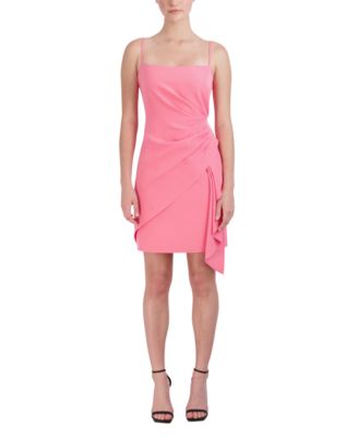 BCBGeneration - Women's Pleated Waterfall-Ruffle Bodycon Dress