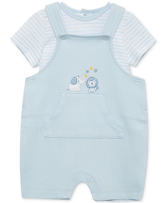 Little Me Baby Boys Safari Shortall and Shirt, 2 Piece Set Macy's