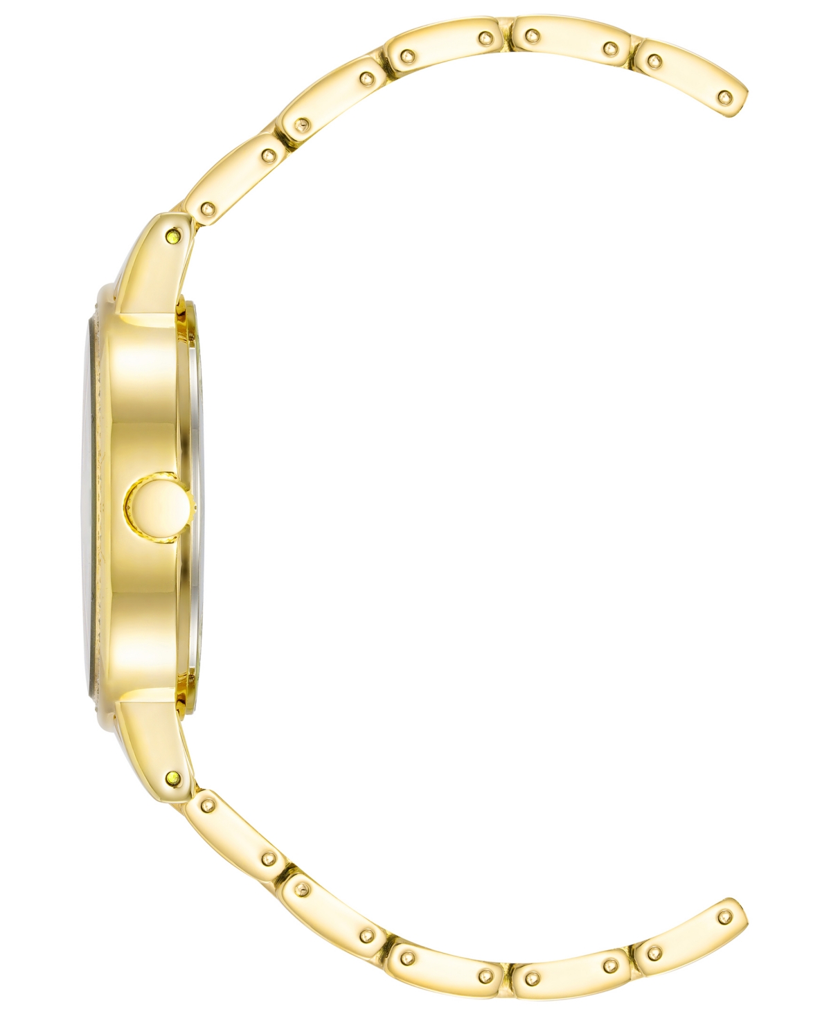 ANNE KLEIN WOMEN'S THREE HAND QUARTZ GOLD-TONE ALLOY WATCH, 36MM