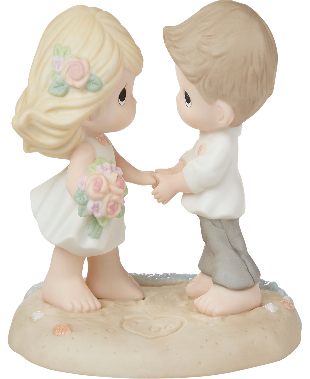 Precious Moments 222030 To Have And To Hold Bisque Porcelain Figurine In Multicolored