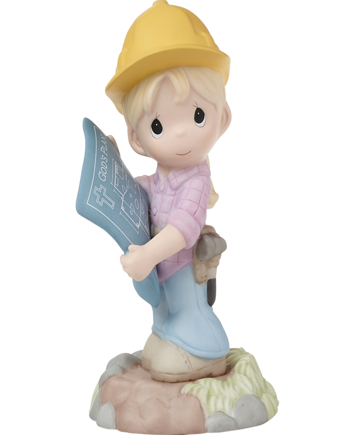 Precious Moments 222023 Trust In God's Plan Blonde Bisque Porcelain Figurine In Multicolored