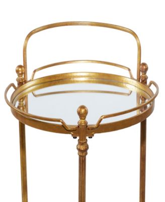 Brass Iron Bar Cart